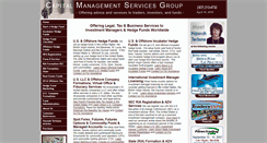 Desktop Screenshot of capitalmanagementservicesgroup.com