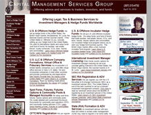 Tablet Screenshot of capitalmanagementservicesgroup.com